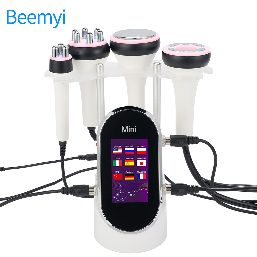 Skincare Scora - 4-in-1超音波キャビテーションスリミングマシン 40kHz フェイシャルマッサージャー 肌引き締め フェイスリフティング バキューム吸引
