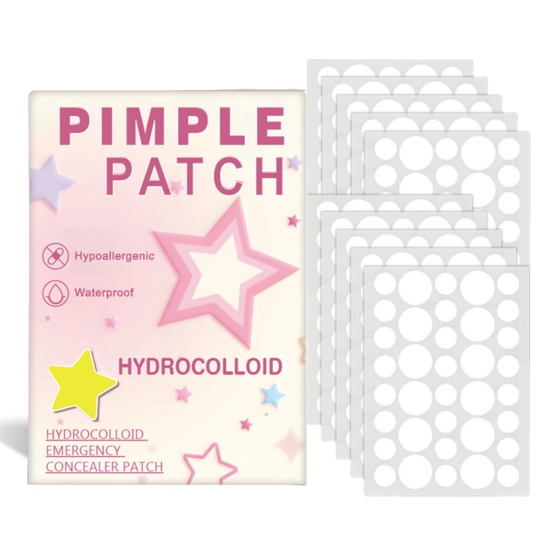 Hydrocolloid Acne Patch - ハイドロコロイドニキビパッチ、ハイドロコロイドスポットステッカー、ニキビや傷跡をカバー、夜用スポットステッカー（顔・肌用）