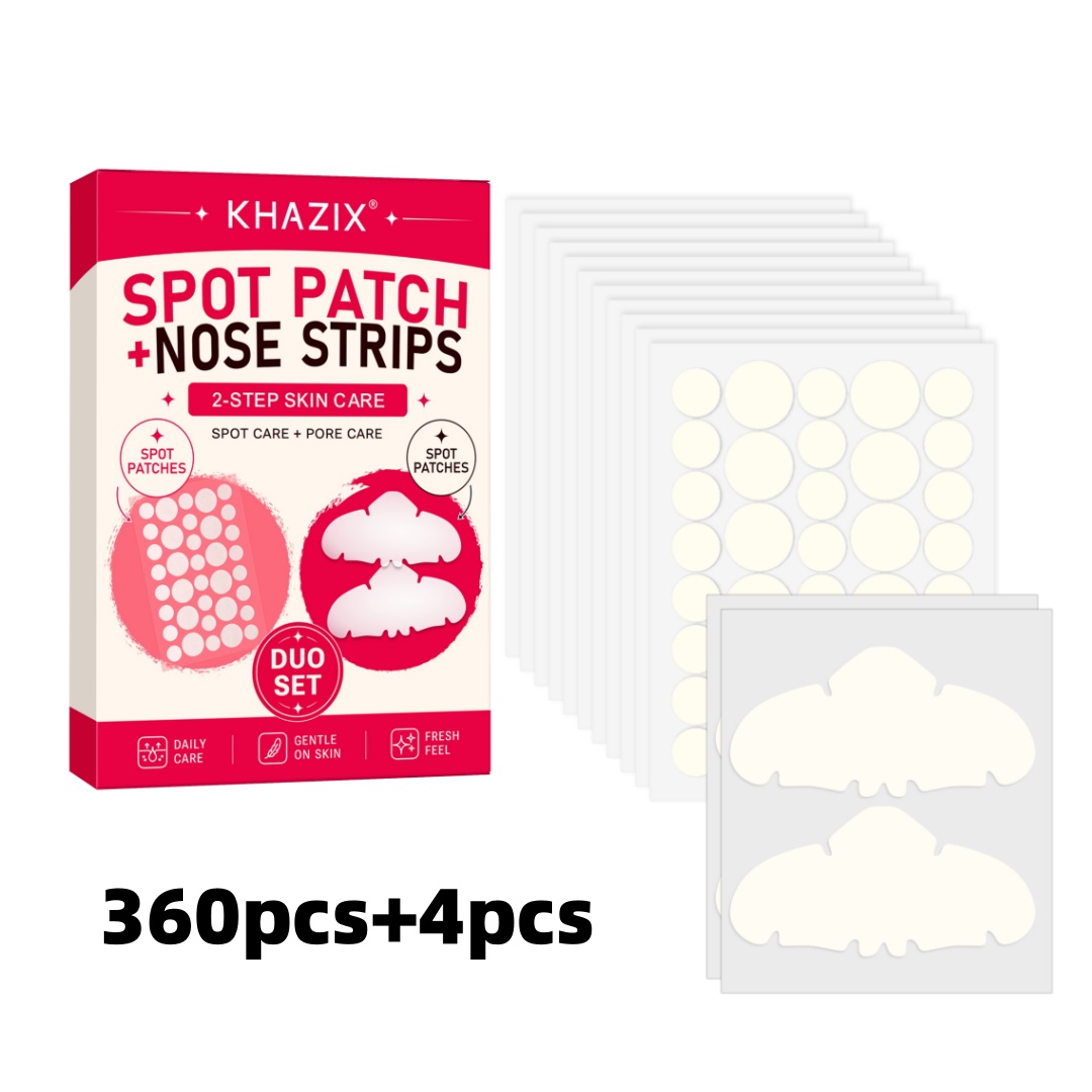 Hydrocolloid Acne Patch - 364枚入りハイドロコロイドニキビパッチ、ハイドロコロイドスポットステッカー、ニキビや傷跡をカバー、夜用フェイススポットステッカー