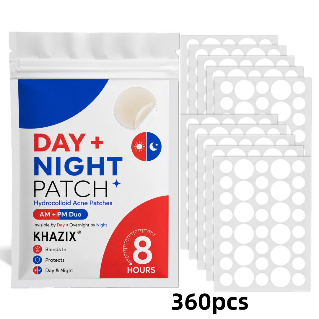 Hydrocolloid Acne Patch - 360枚入り ニキビパッチ ハイドロコロイド技術 透明 ニキビケア 肌を落ち着かせる