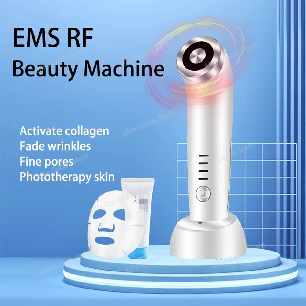 Skincare Hn - HIFU マイクロカレント美顔器赤と青の光肌リフティング引き締め若返りホームフェイシャルケアデバイス