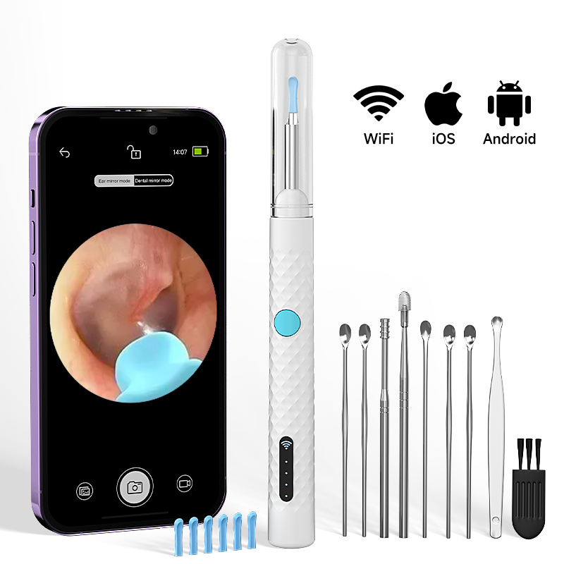 Skincare Ingredients Checker - 4.2mmカメラビジュアルWiFi内視鏡1080PカメラIOS/Android携帯電話タブレット用防水耳鏡耳掃除皮膚チェック用