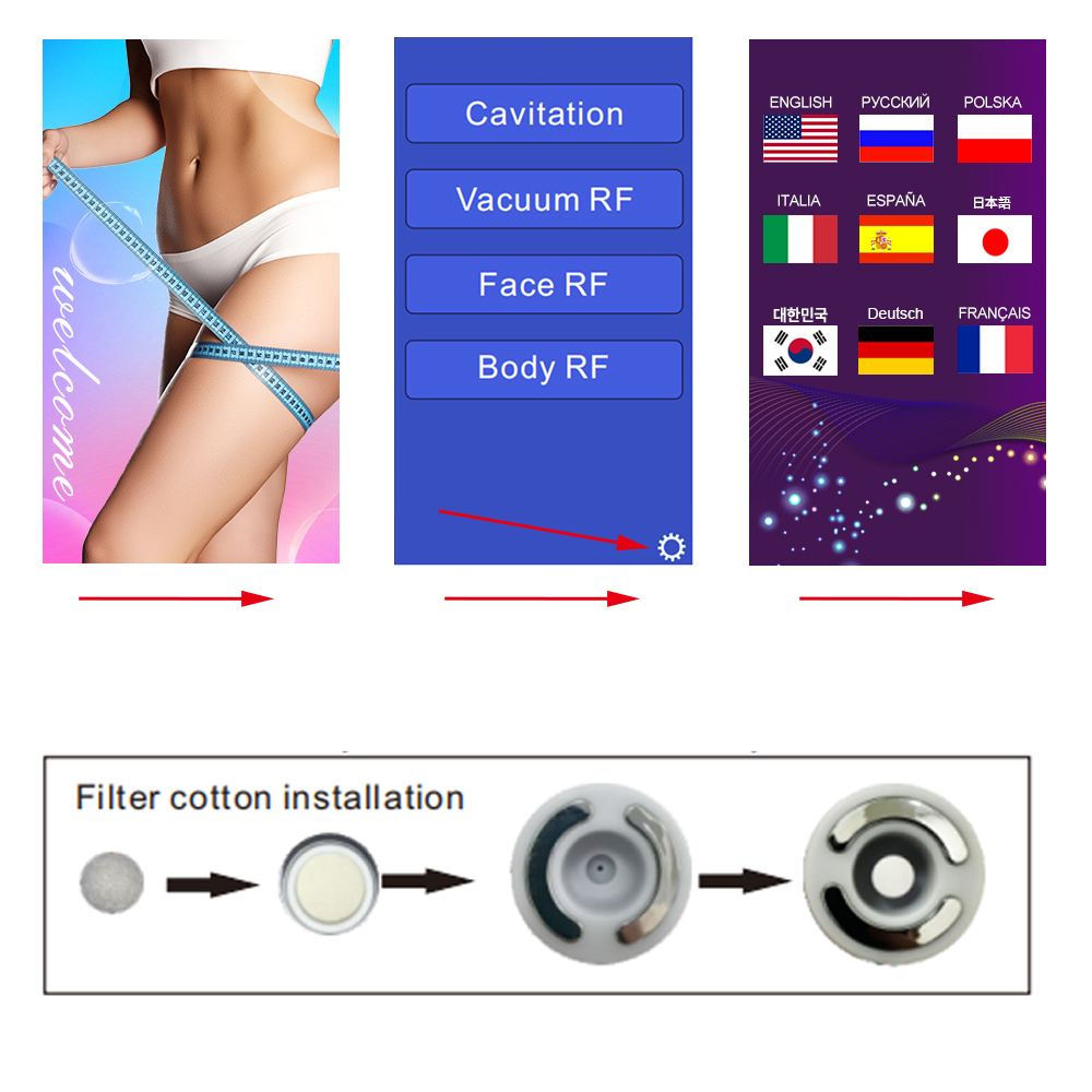 4-in-1超音波キャビテーションスリミングマシン 40kH - Skincare Scora のレビューと価格