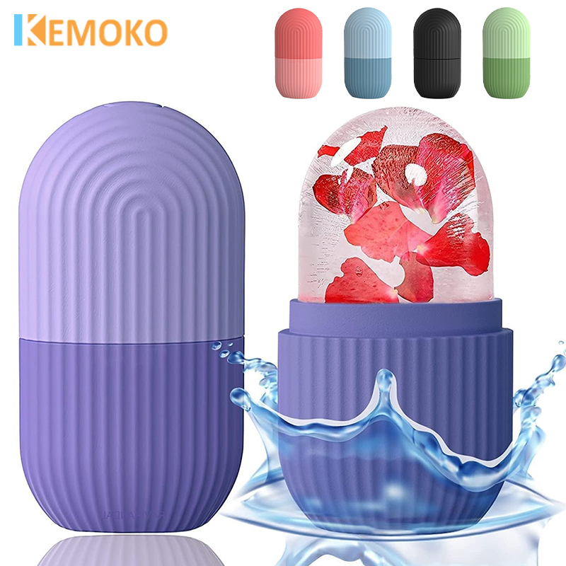 シリコーン製アイスキューブトレイ、フェイシャルアイローラー、 - Skincare Scora のレビューと価格
