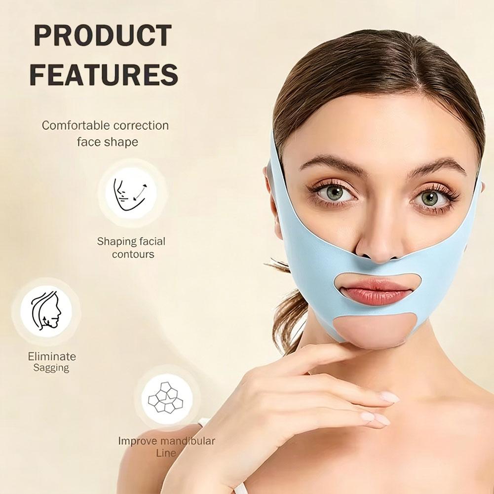 顔痩せバンド フェイスリフティング Vラインシェイパー 顎頬 - Skincare Scora のレビューと価格