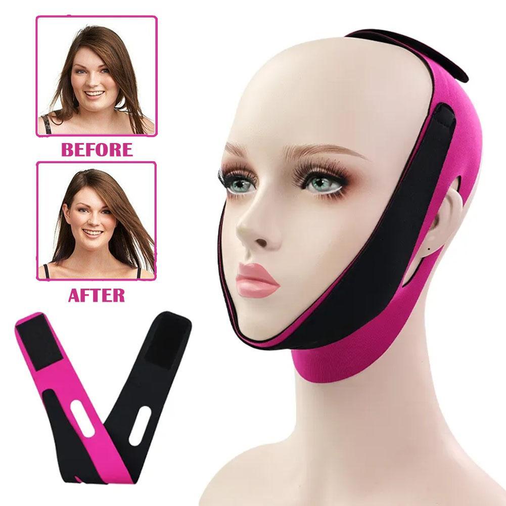 女性用の柔軟なフェイスバンド,V字型,頬,あご,ボディケア用 - Skincare Scora のレビューと価格
