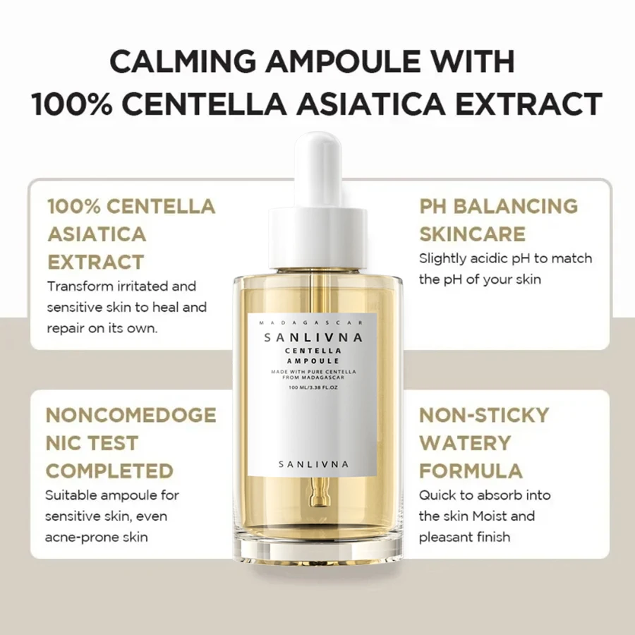 マダガスカル産ツボクサエキス配合アンプル美容液、敏感肌・ニキ - Centella Asiatica Toner のレビューと価格