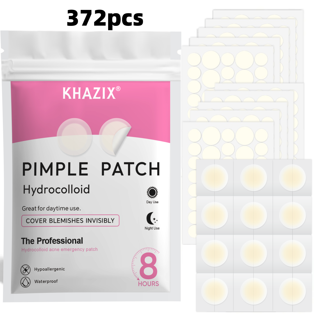 372枚入りハイドロコロイドニキビパッチ、ハイドロコロイドス - Hydrocolloid Acne Patch のレビューと価格