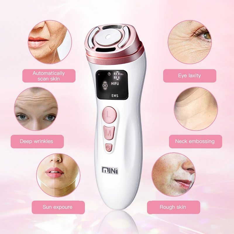 新しいミニ HIFU 超音波マシン EMS マイクロカレント - Skincare Scora のレビューと価格