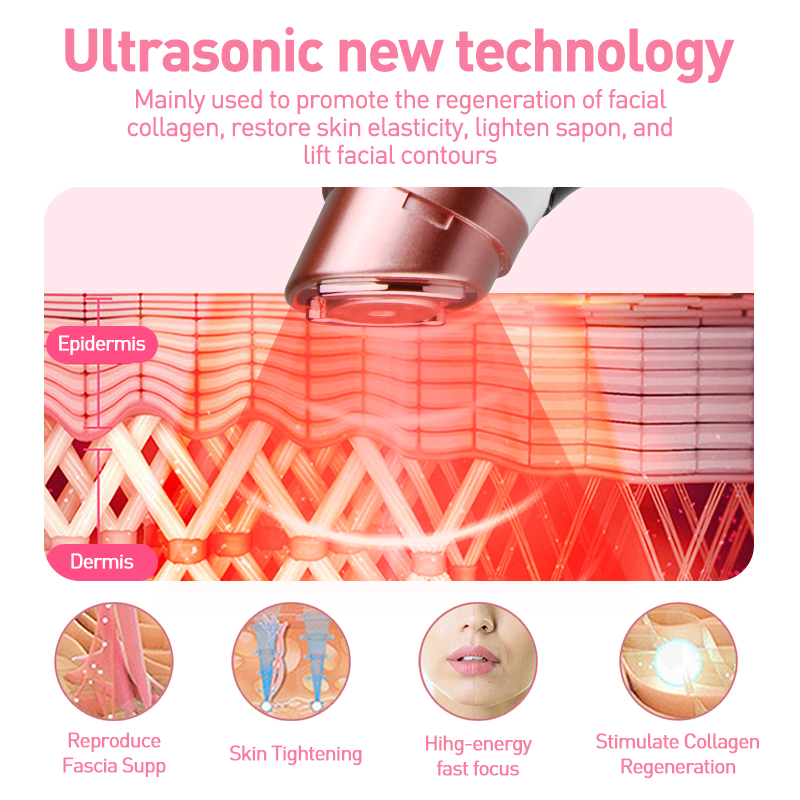新しいミニ HIFU 超音波マシン EMS マイクロカレント - Skincare Scora のレビューと価格
