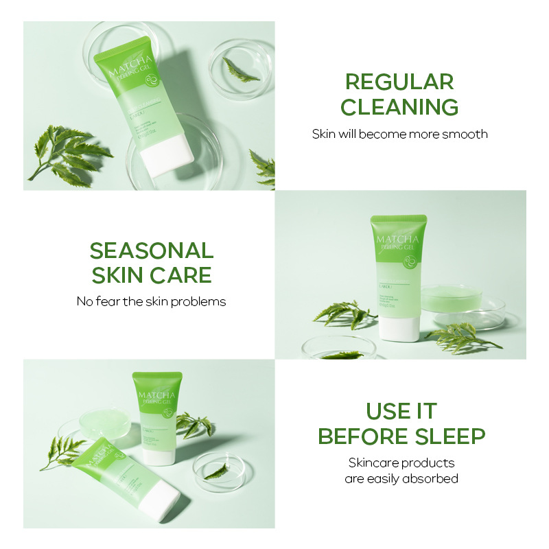 LAIKOU 抹茶角質除去ピーリングジェルフェイシャルスクラ - Skincare Scora のレビューと価格