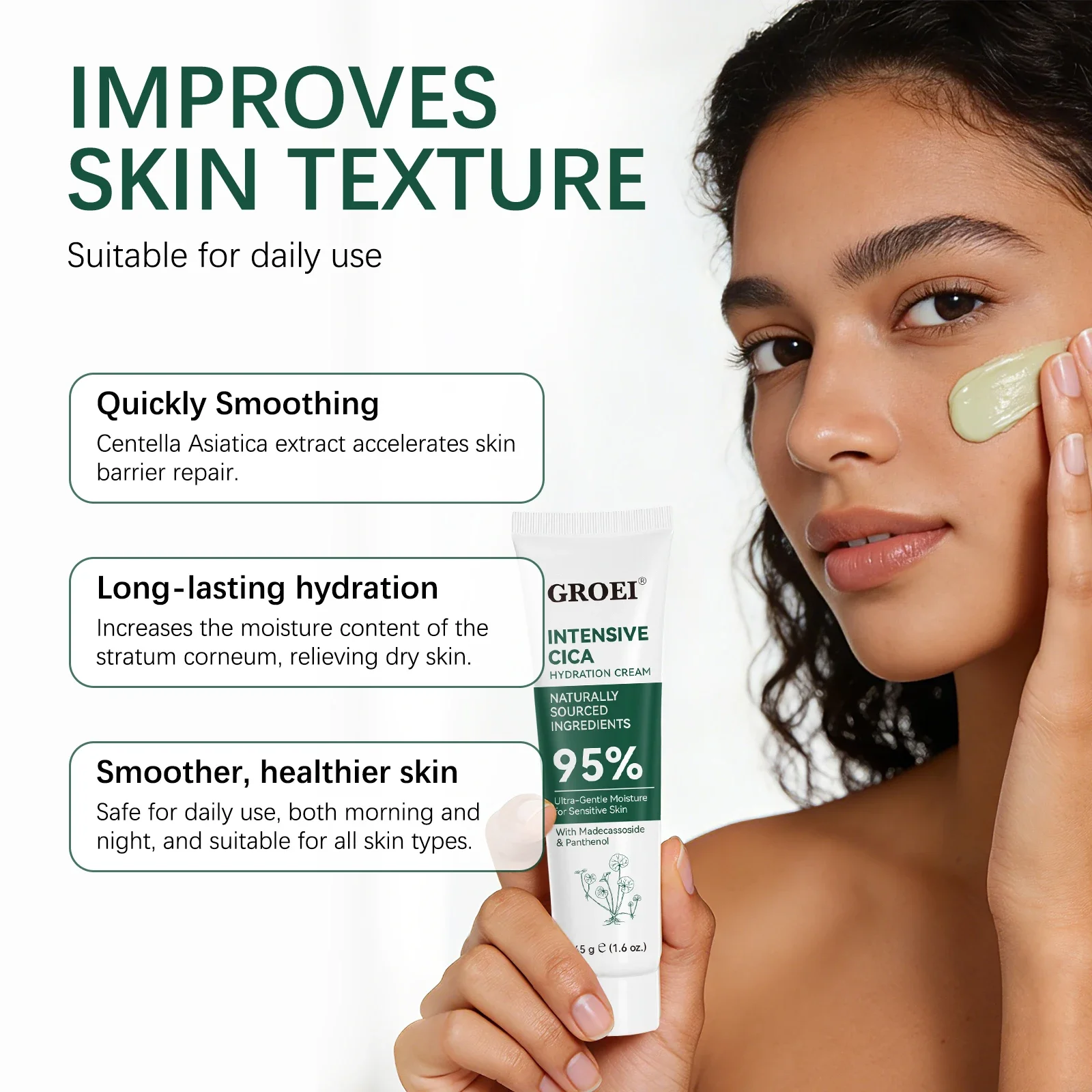 GROEI スノーグラス モイスチャライジングクリーム 45 - Skincare Glow のレビューと価格