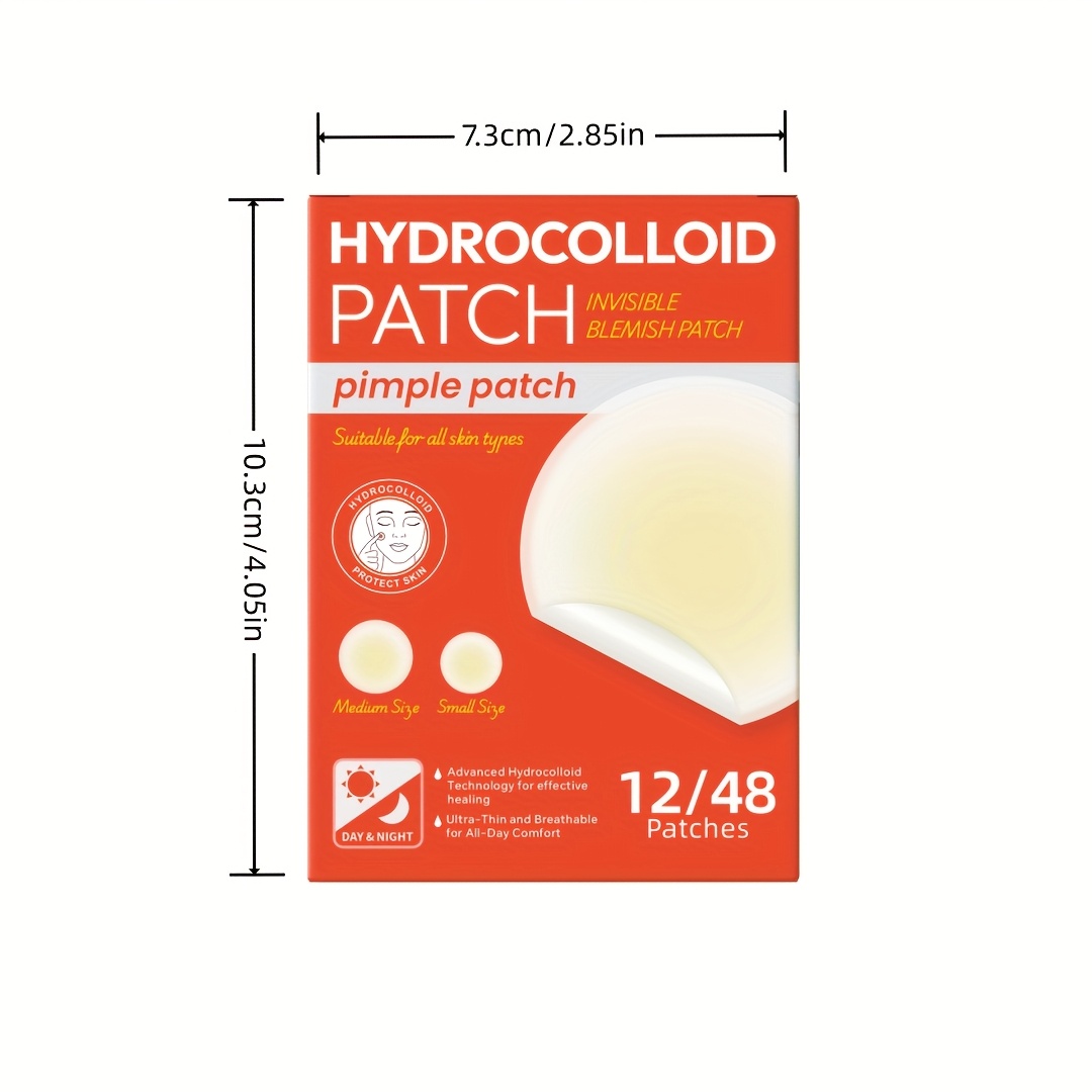 48 個のハイドロコロイドニキビパッチは目に見えないカバー力 - Hydrocolloid Acne Patch のレビューと価格