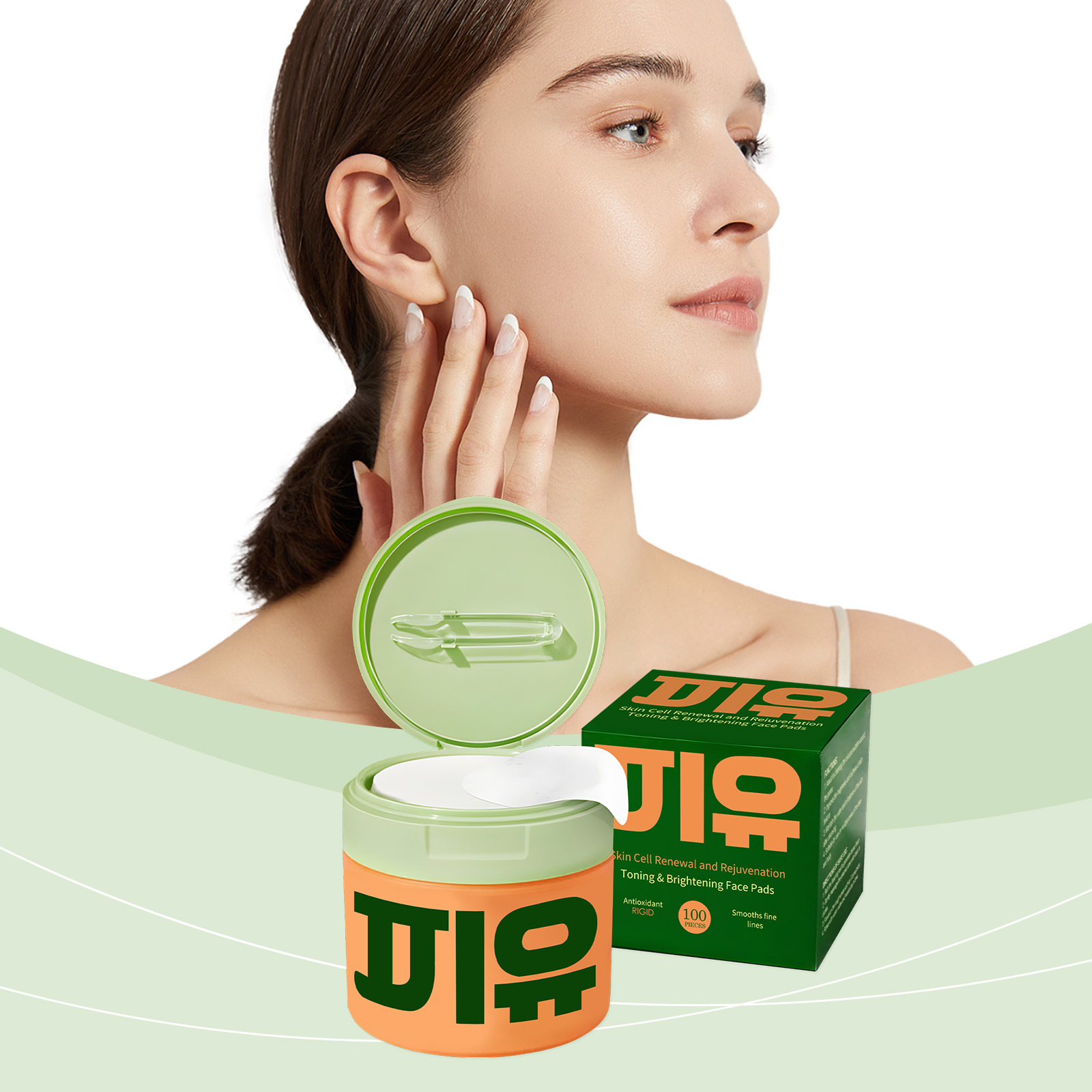 ツボクサエキス配合フェイシャルコットンパッド　トナー　シミ除 - Centella Asiatica Toner のレビューと価格